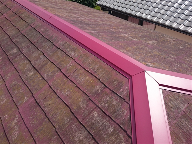 棟板金交換工事で雨漏りを未然に阻止