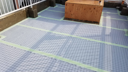 沼津市屋上防水シート設置