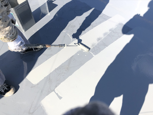 三島市アパート屋上防水