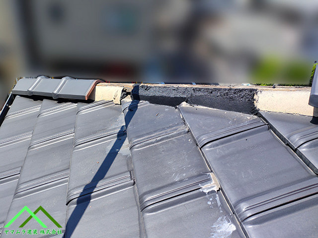 新しい南蛮漆喰のぬりかえ