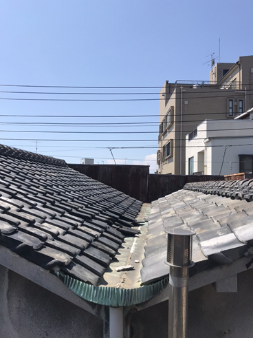 沼津市瓦屋根雨漏り瓦