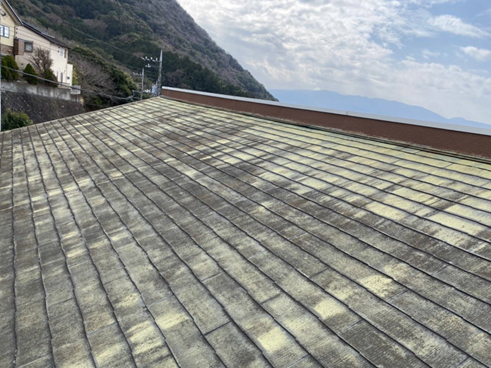 沼津市屋根塗膜劣化