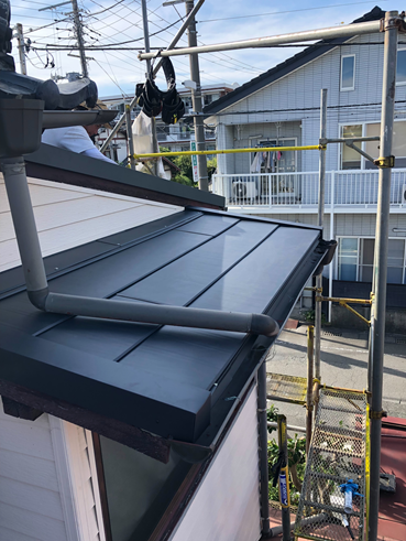 沼津市雨漏りカバー完了