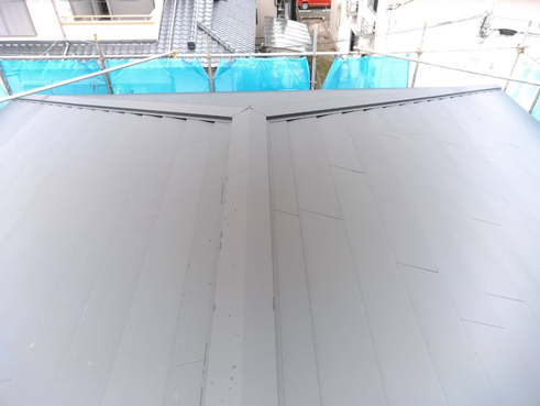 沼津市雨漏りカバー施工後