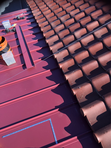 沼津市雨漏りトタン設置