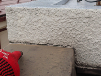 笠木外壁取り合い