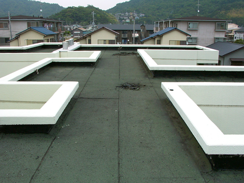 沼津市マンション屋上防水1