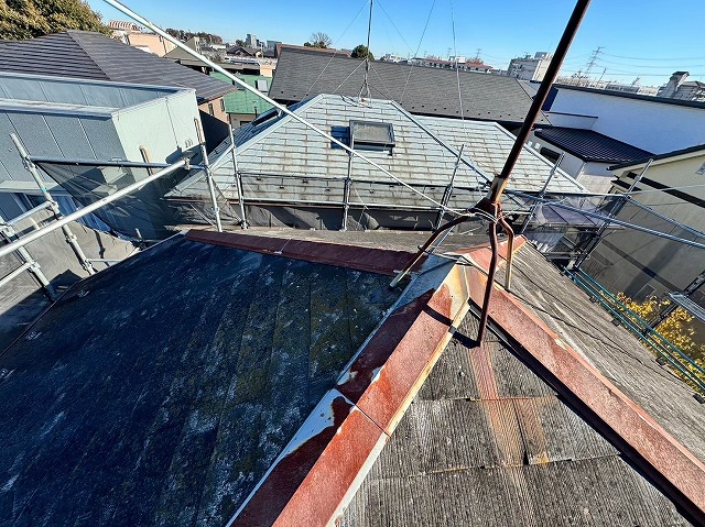 春日部市　雨漏り　腐食