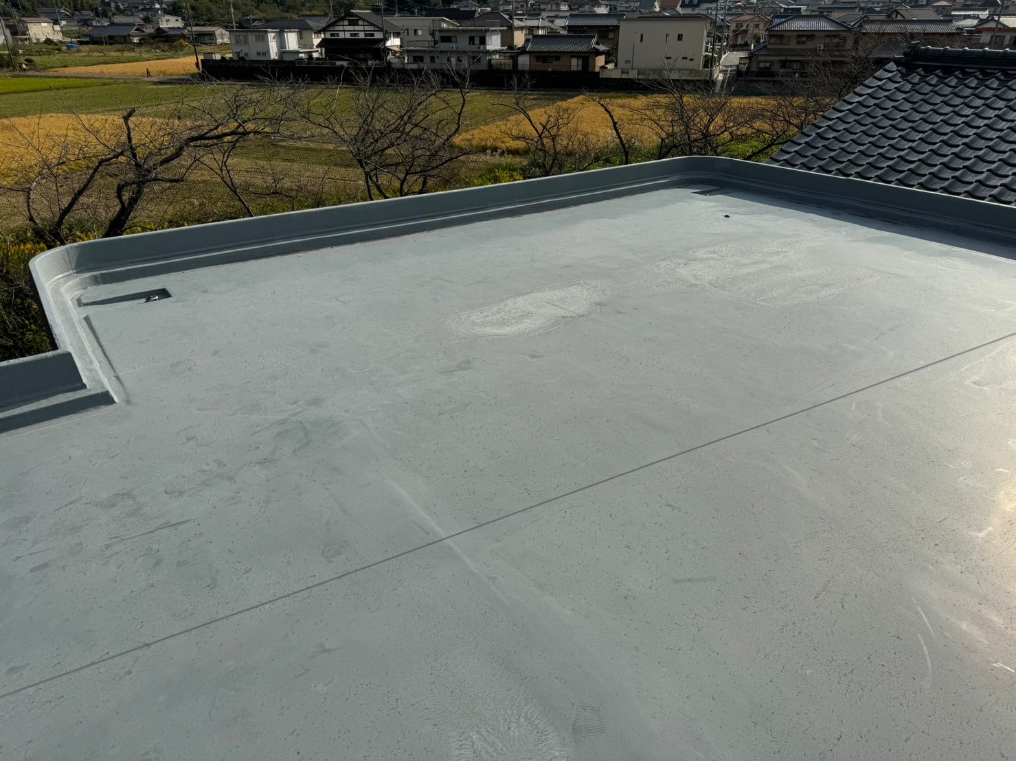 屋上FRP防水の劣化