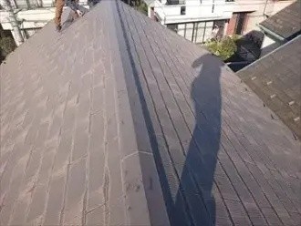 工事前のスレート屋根