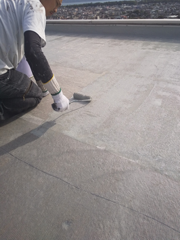 沼津市屋上防水工事ウレタン