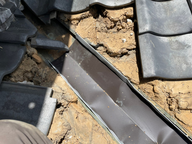 春日井市の谷樋修理