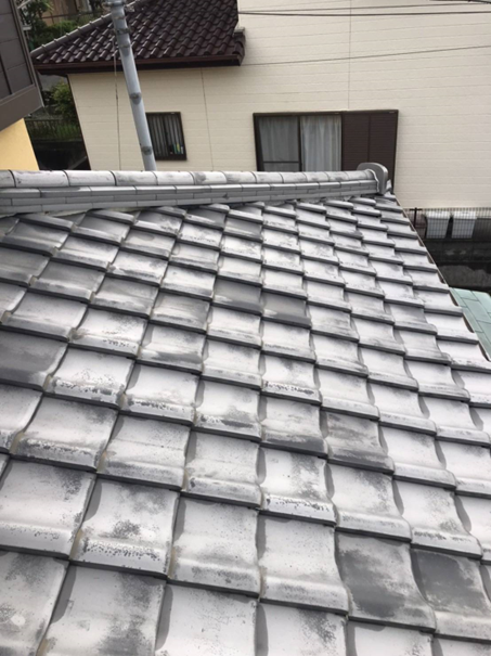 沼津市　雨漏りのため瓦屋根一部葺き直しで雨に強い屋根へ