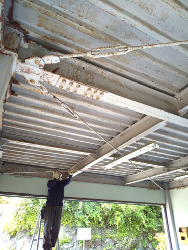 沼津市ガレージ塗装前