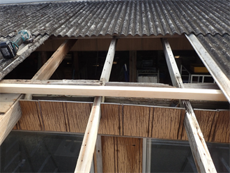 下地木材の補強