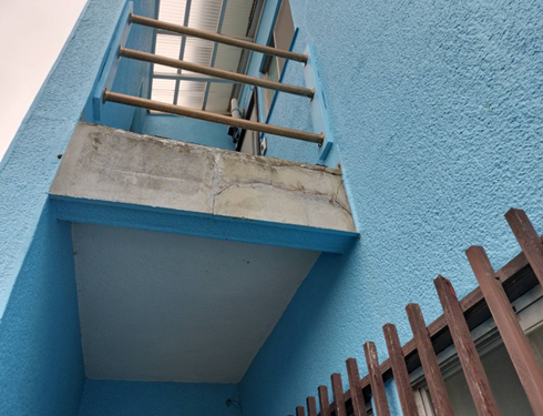 沼津市アパート防水層劣化