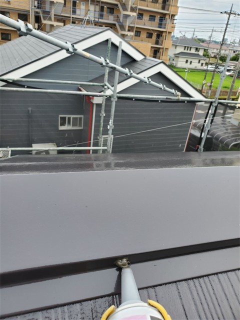 さいたま市大宮区　釘頭コーキング