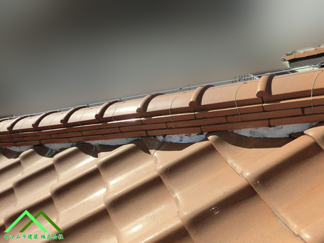 劣化で破損しています