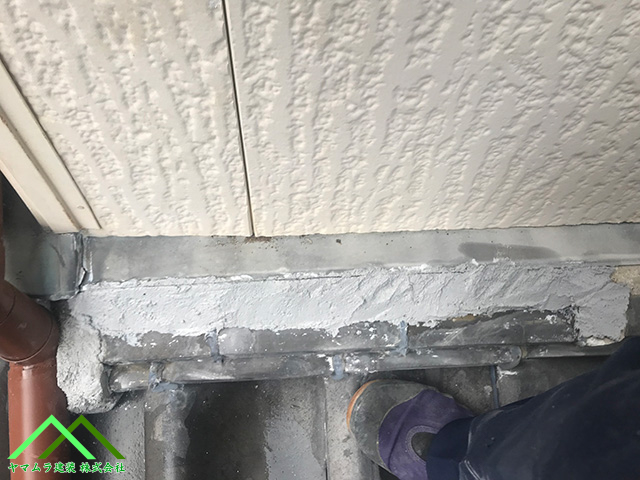 土居のし取り付け