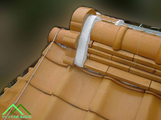 漆喰の塗り直し