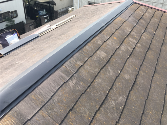 棟板金交換工事