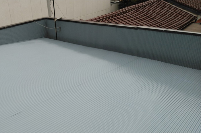 屋根葺き替え工事完了