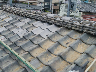 棟瓦取り直し工事　完了