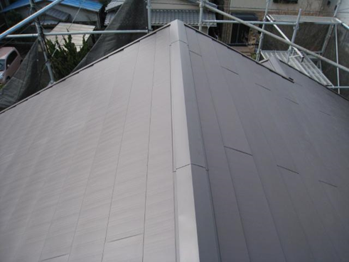 三島市雨漏り葺き替え完工