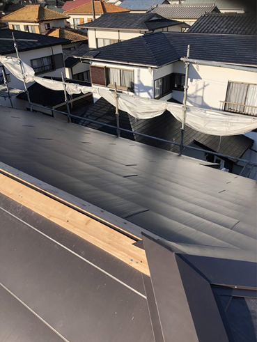 沼津雨漏りカバー棟板金