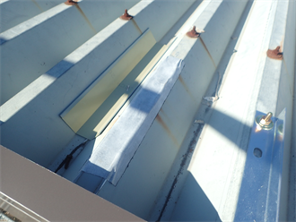 防水テープ貼付