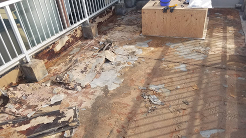 沼津市屋上防水清掃