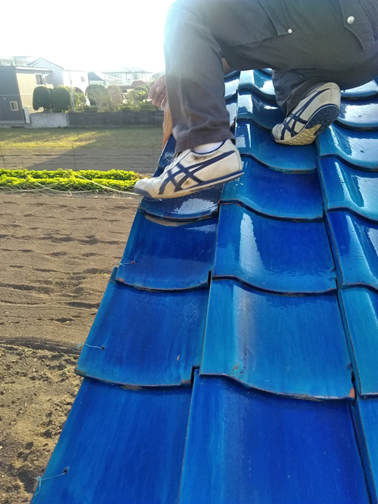 沼津市雨漏り瓦屋根ズレ直し