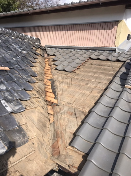 沼津市瓦屋根葺き変え