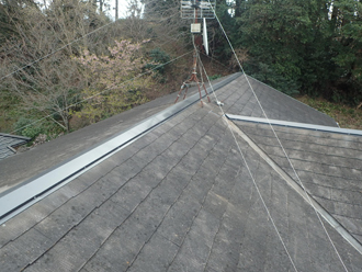 棟板金交換工事を行いました