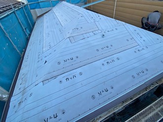 防水シート施工後