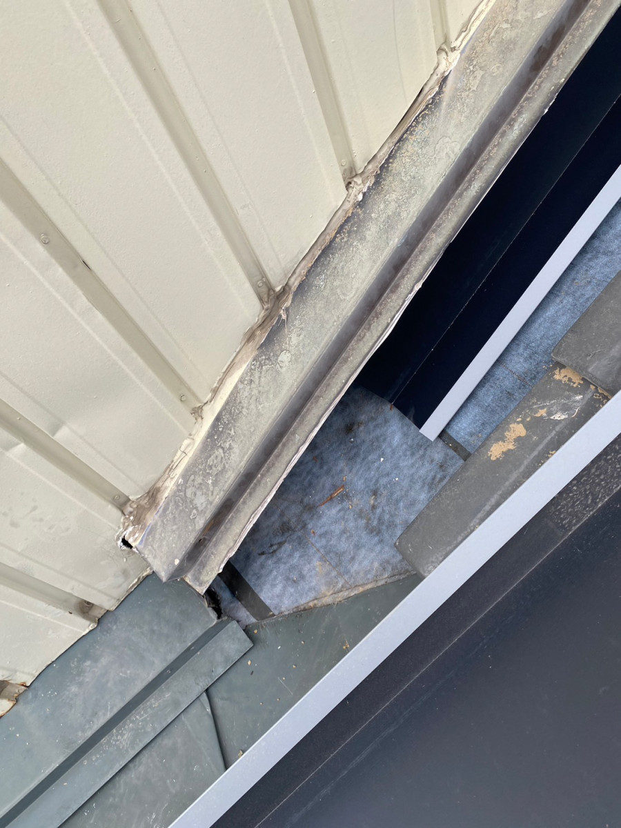 長久手で捨て水切りの処理の様子