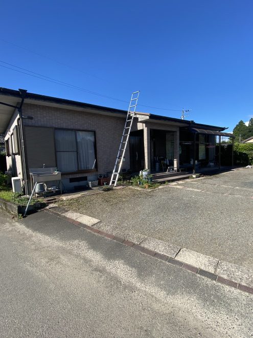 都城にてコロニアルの経年劣化により雨漏りが心配なお宅への現地調査