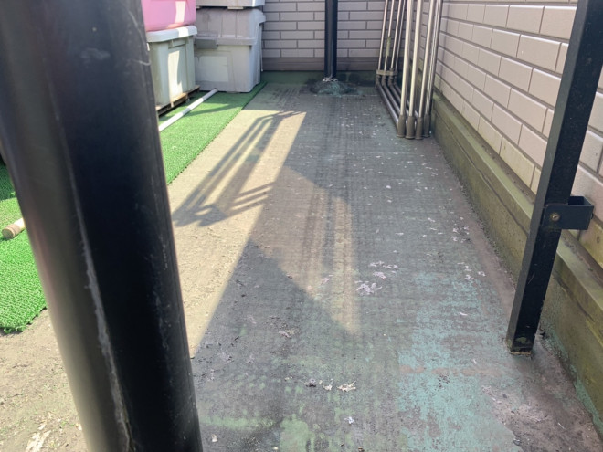 春日井市の雨漏り、ベランダ防水