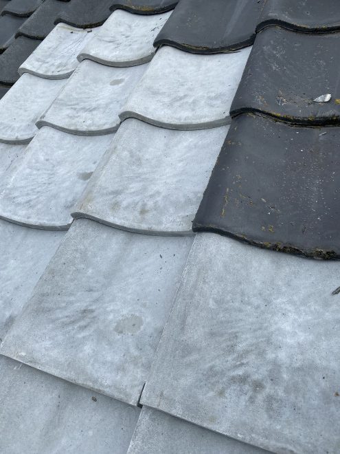 セメント瓦差し替え　完了