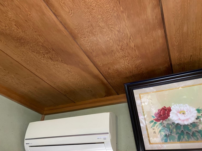 室内雨漏れの様子