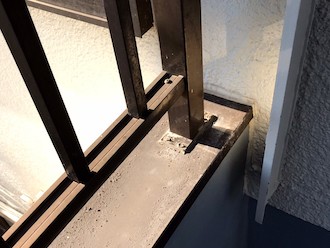 笠木のシーリング劣化