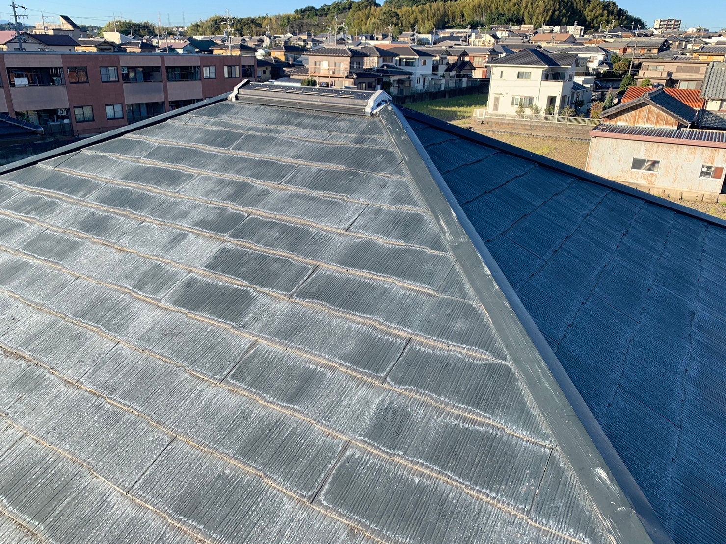春日井市のT－ルーフのカバー工法