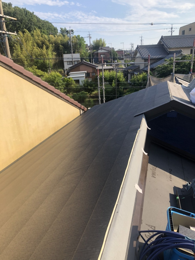 春日井市、屋根葺き替え、ガルテクト