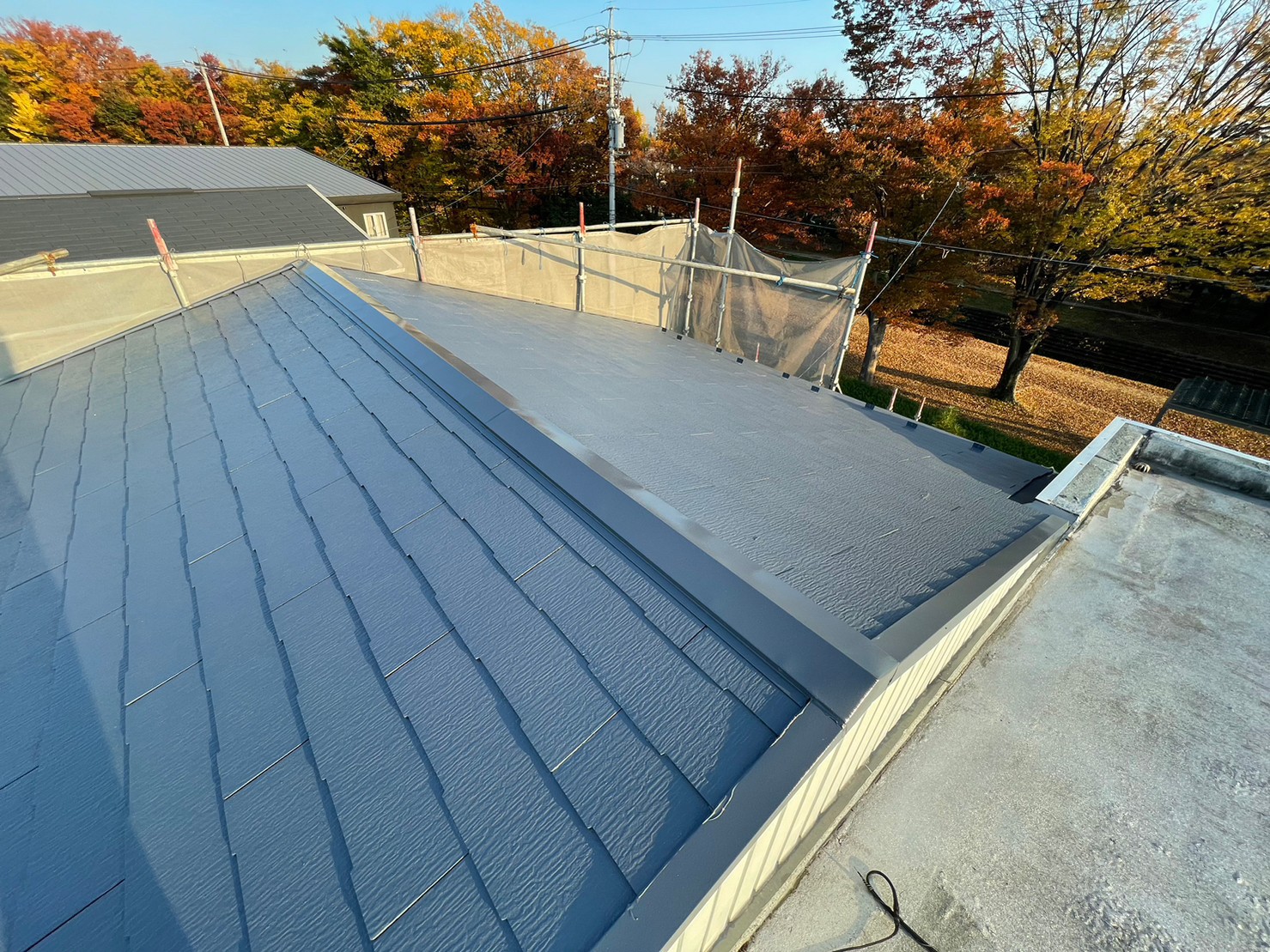 春日井市のカラーベストの屋根塗装