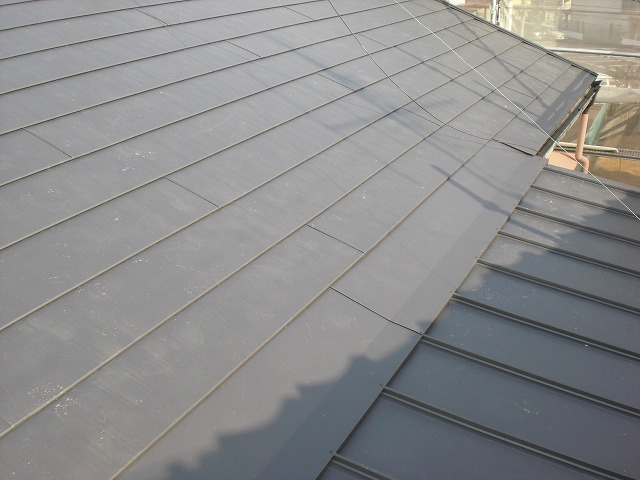 生野区　かわらUから横暖ルーフに葺き替え　完了