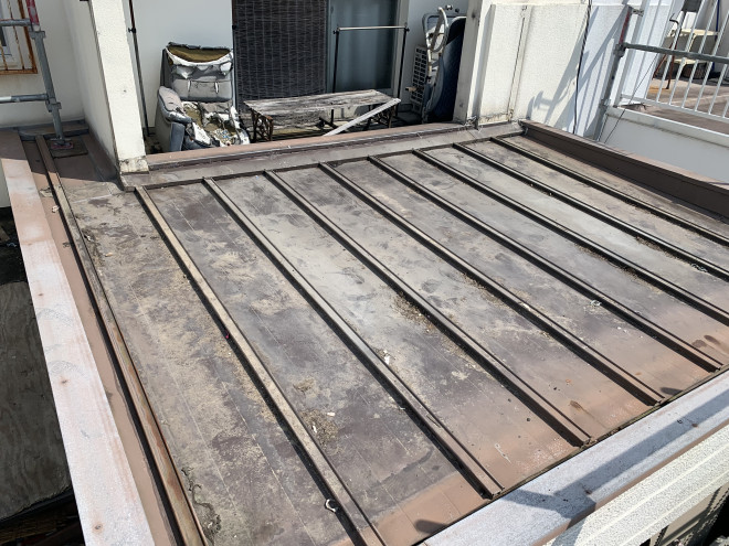 春日井市の増築部、雨漏り