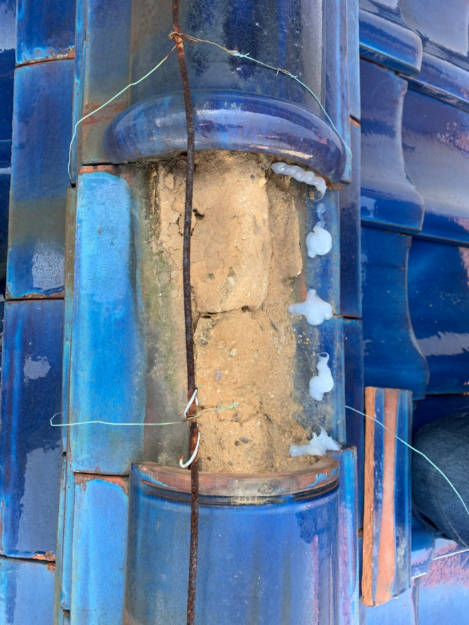 棟復旧　接着剤