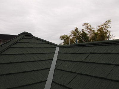 エコグラーニによる屋根カバー工事が完了