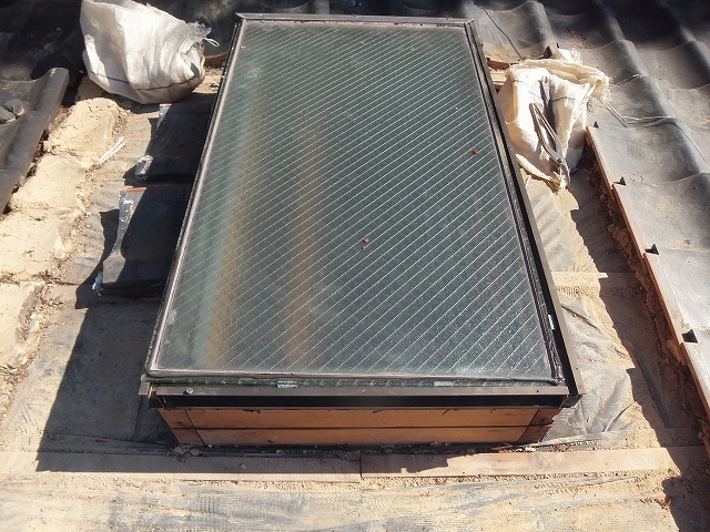 トップライト撤去