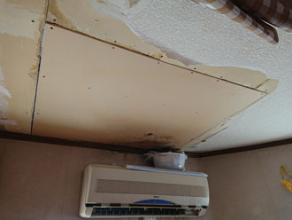 江戸川区南篠崎町で雨漏りが発生した陸屋根、排水ドレンや笠木のシーリングに劣化が見られます